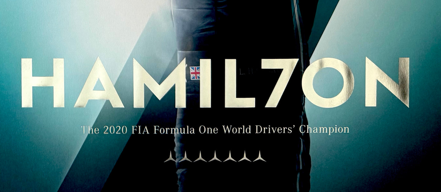 Lewis Hamilton, Official Mercedes, Formula One, 70cm x 50cm Automobilist Poster