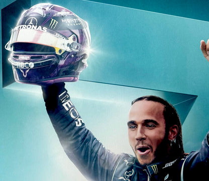 Lewis Hamilton, Official Mercedes, Formula One, 70cm x 50cm Automobilist Poster