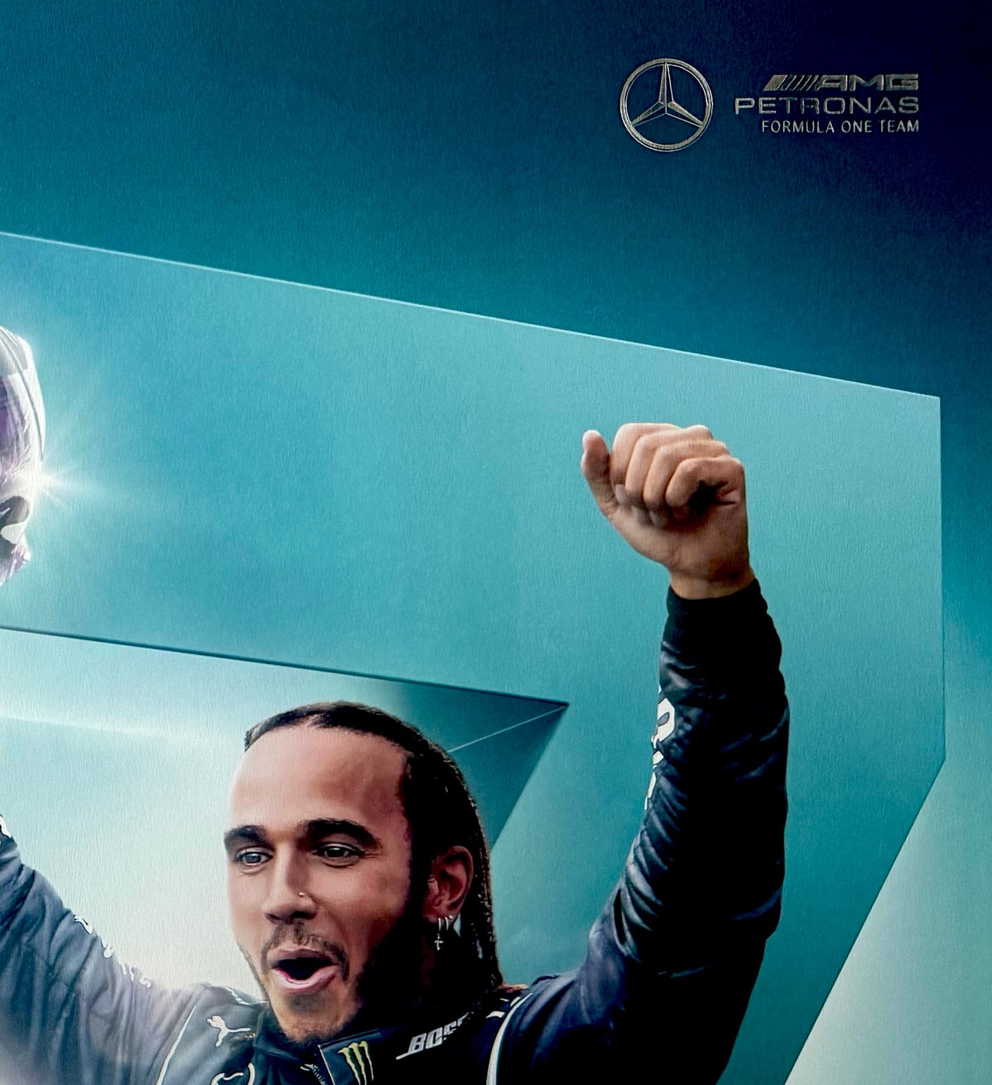 Lewis Hamilton, Official Mercedes, Formula One, 70cm x 50cm Automobilist Poster
