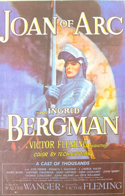 Ingrid Bergman, Swedish Actress, Hand Signed Card, Mounted Presentation 38cm x 35cm & COA