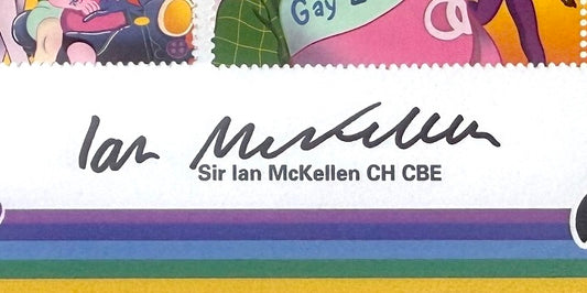 Sir Ian McKellen, Gandalf, Hand Signed Original 'Pride' FDC With COA