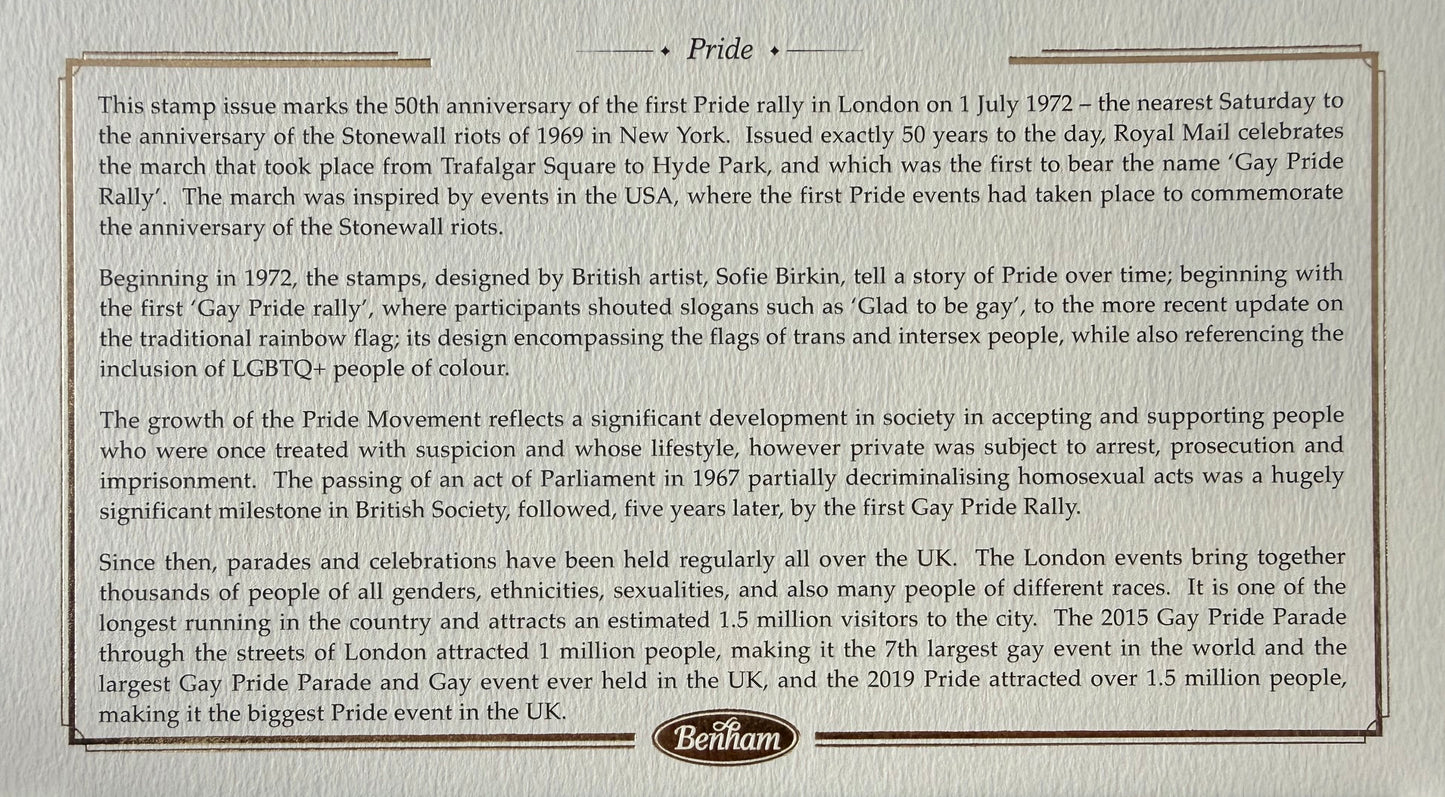Ian McKellen, Gandalf, Hand Signed Framed, Mounted Original 'Pride' FDC With COA