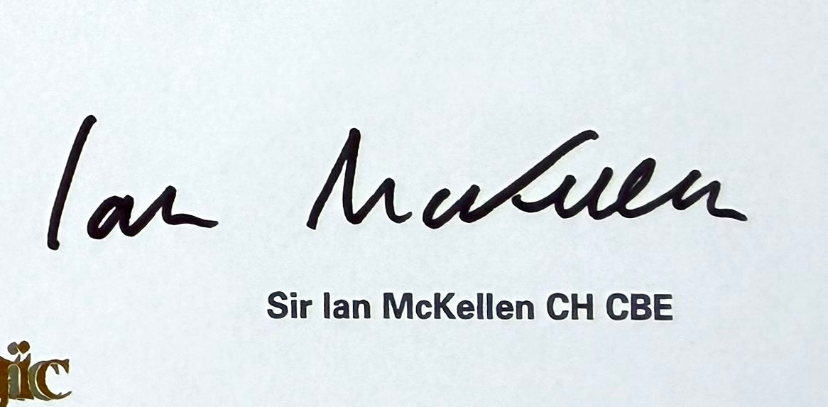 Ian McKellen, Gandalf, Hand Signed Framed, Mounted Original 'Myth & Magic' FDC & COA