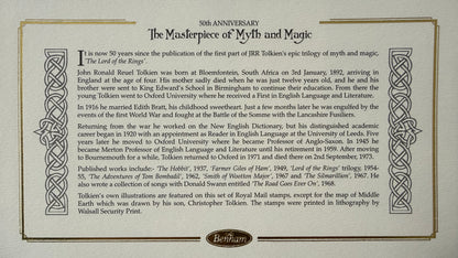 Ian McKellen, Gandalf, Hand Signed Framed, Mounted Original 'Myth & Magic' FDC & COA