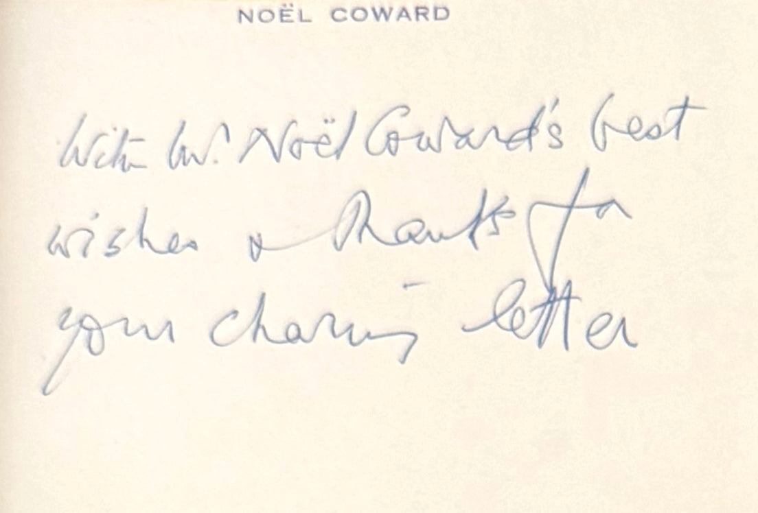 Noel Coward, Guaranteed Hand Signed Photo, Card Presentation & COA