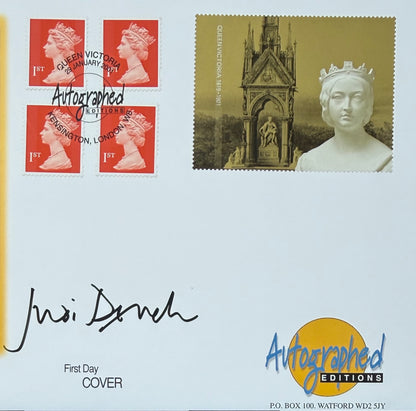 Dame Judi Dench, 007 'M' James Bond Actress, Hand Signed FDC First Day Cover