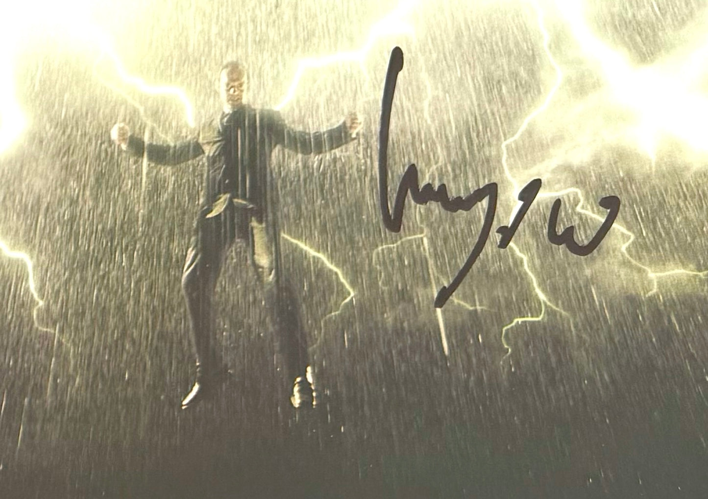 Keanu Reeves, Hugo Weaving, Hand Signed Framed 'Matrix' Mini Poster & COA