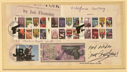 Shirley Bassey, Hand Signed Original 'James Bond 007' FDC First Day Cover