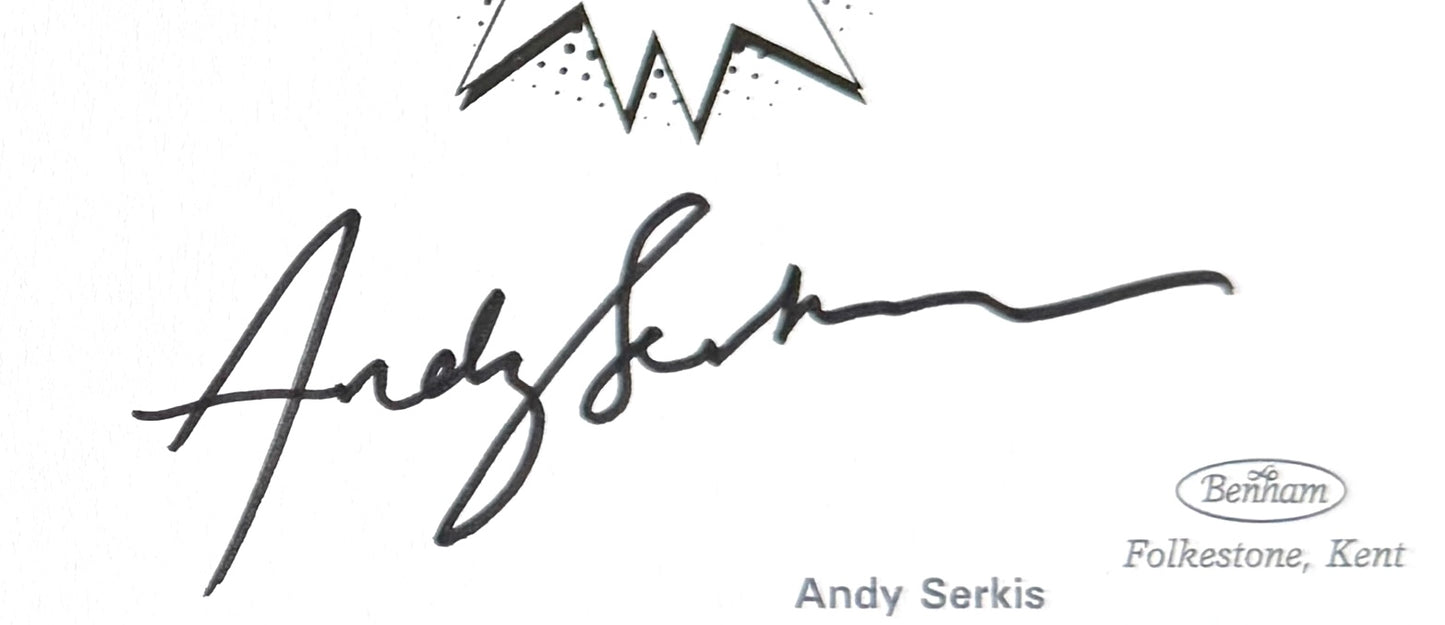 Andy Serkis, Hand Signed Framed, Mounted Original 'Marvel' FDC & COA