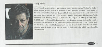 Andy Serkis, Hand Signed Framed, Mounted Original 'Marvel' FDC & COA