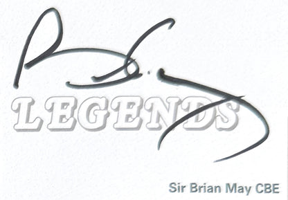 Brian May, Hand Signed Queen FDC, First Day Cover, And COA