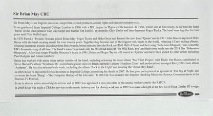 Brian May, Hand Signed Queen FDC, First Day Cover, And COA