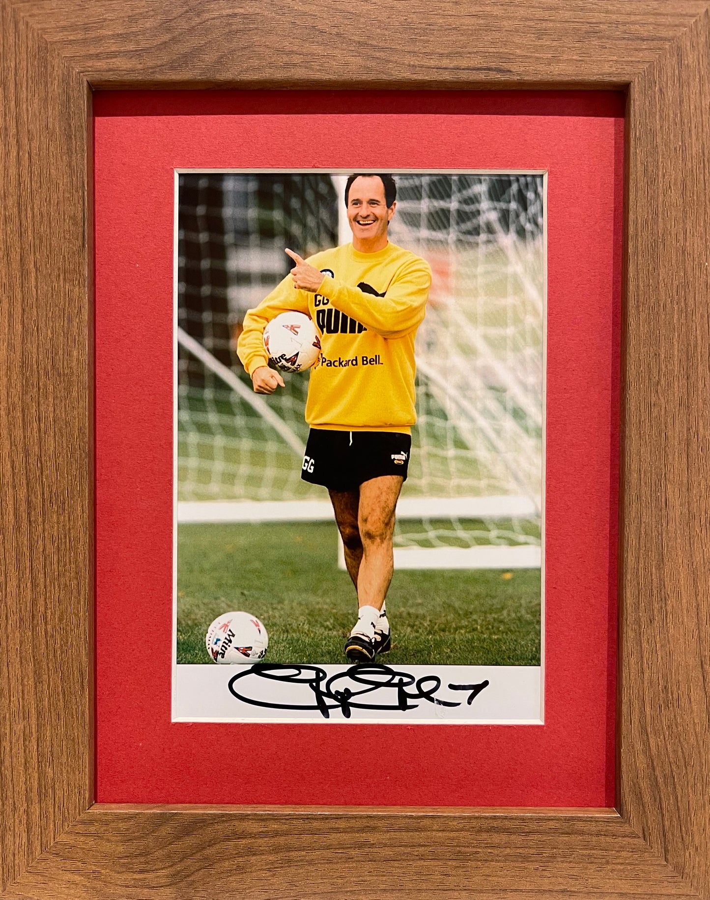 GEORGE GRAHAM FORMER ARSENAL MANAGER HAND SIGNED PHOTO WITH COA