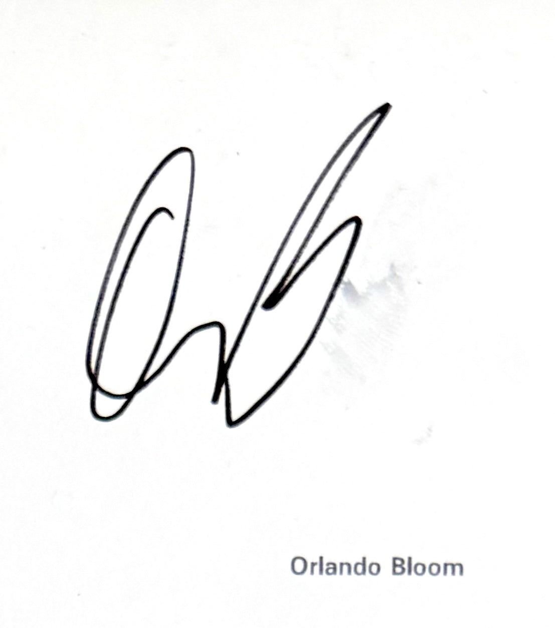 Orlando Bloom Hand Signed 'New York World Stamp Show' First Day Cover, FDC, With COA