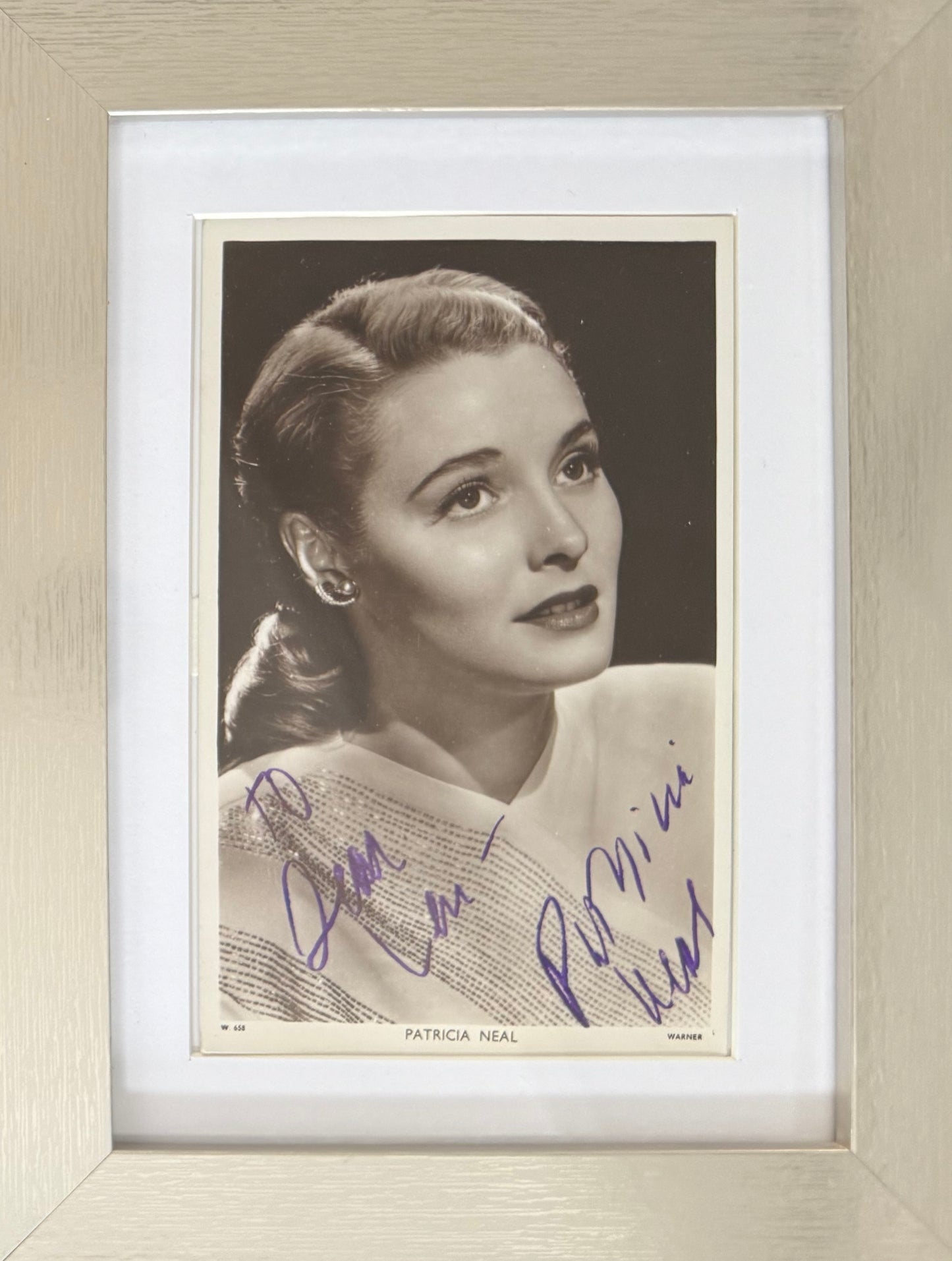 Patricia Neal, Hollywood Actress, Hand Signed Framed Official Photo & COA