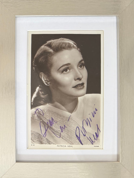 Patricia Neal, Hollywood Actress, Hand Signed Framed Official Photo & COA
