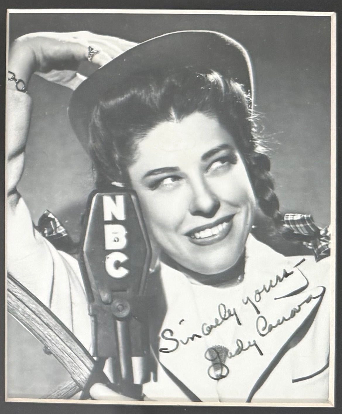 Judy Canova, Hollywood Actress, Hand Signed Framed Official Photo & COA
