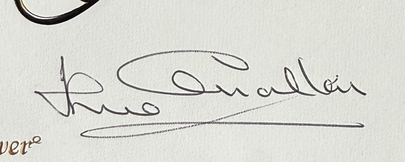 Jack Charlton, England Football Legend, Hand Signed 'British Fishes' First Day Cover, FDC