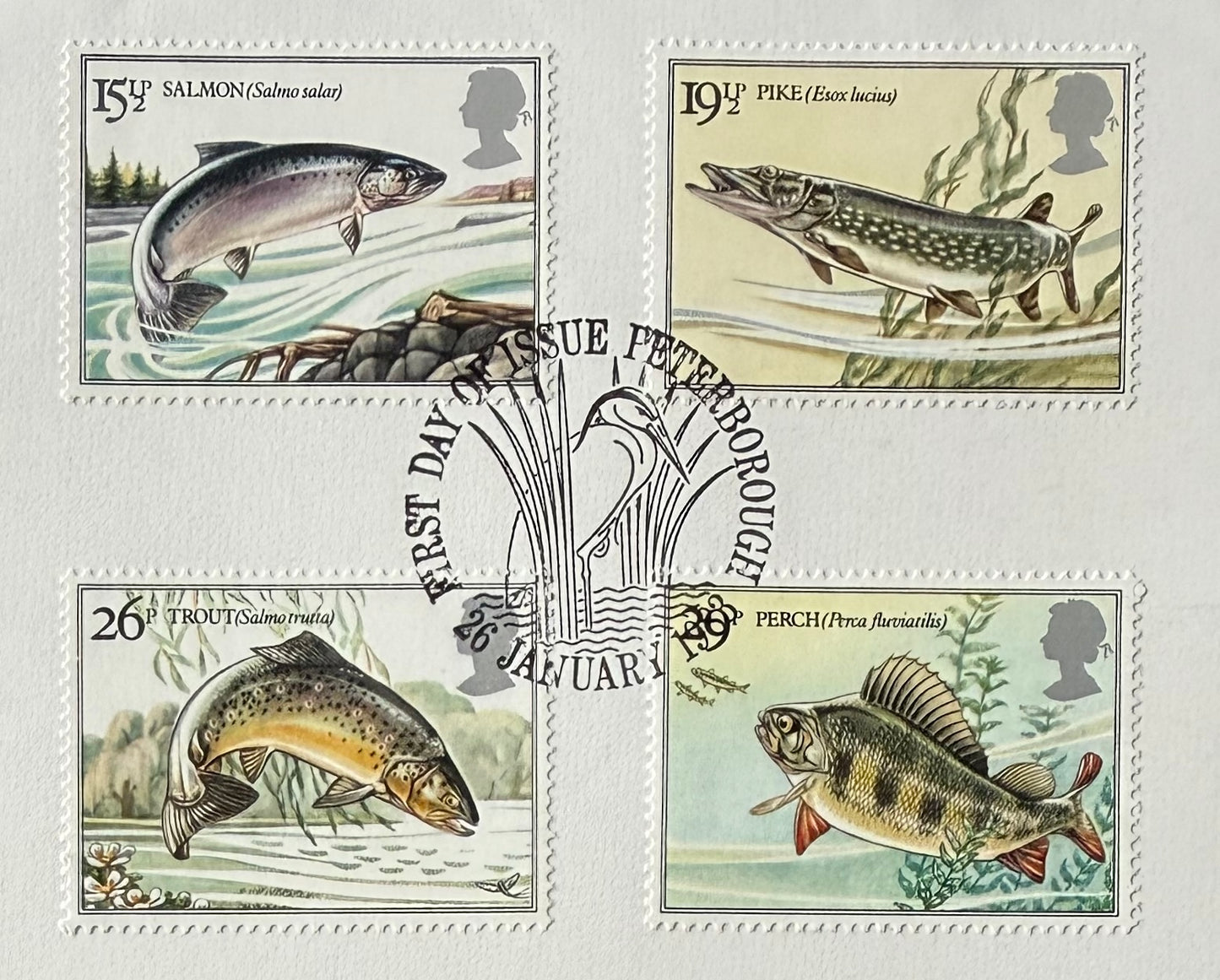 Jack Charlton, England Football Legend, Hand Signed 'British Fishes' First Day Cover, FDC