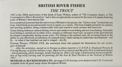 Jack Charlton, England Football Legend, Hand Signed 'British Fishes' First Day Cover, FDC