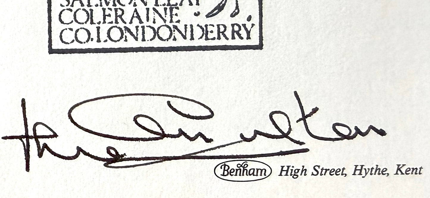 Jack Charlton, England Football Legend, Hand Signed 'British Fishes' First Day Cover, FDC