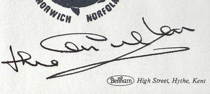 Jack Charlton, England Football Legend, Hand Signed 'British Fishes' First Day Cover, FDC