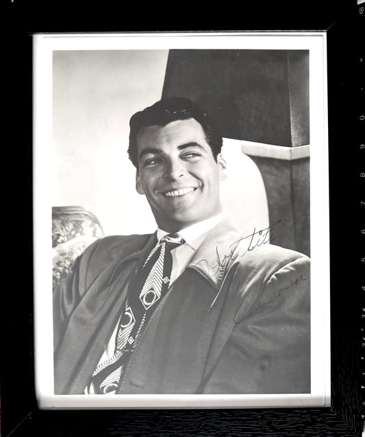 Rory Calhoun, Famous U.S Actor, Hand Signed Framed Mounted Photo With COA