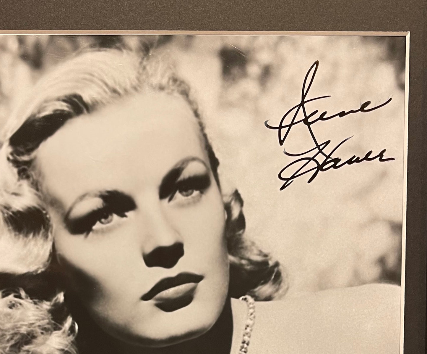 JUNE HAVER GUARANTEED HAND SIGNED FRAMED PHOTO WITH COA