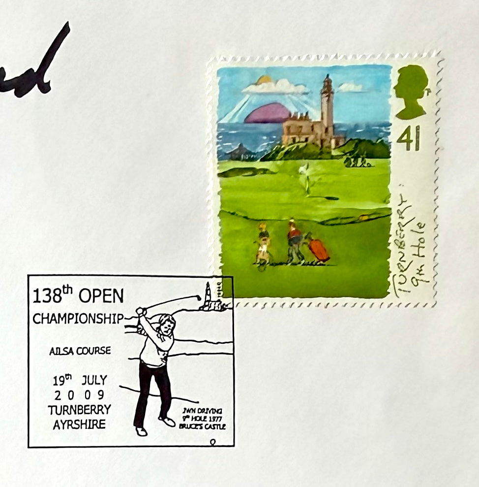 Tom Watson, 'The Open' Golf Legend, Hand Signed 2009 First Day Cover - FDC
