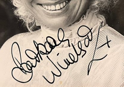 BARBARA WINDSOR, EASTENDERS ACTRESS, HAND SIGNED FRAMED PHOTO WITH COA