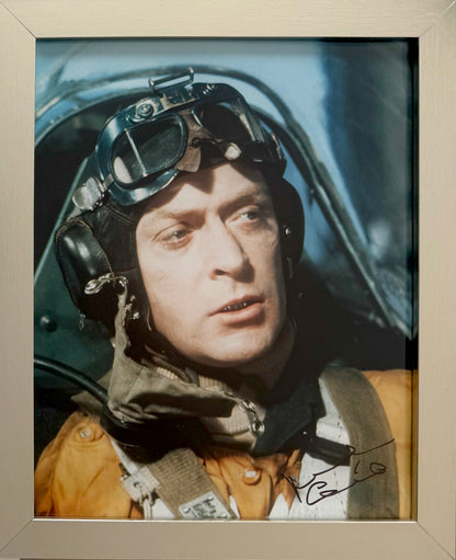 Michael Caine, Hand Signed 'The Battle Of Britain (1969)' Original Film Photo & COA
