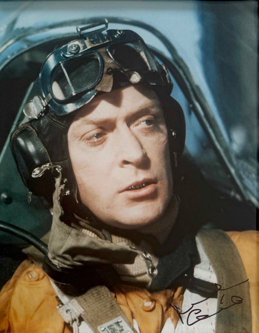 Michael Caine, Hand Signed 'The Battle Of Britain (1969)' Original Film Photo & COA