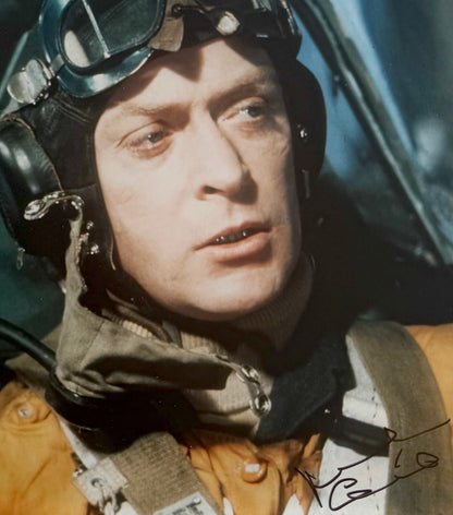 Michael Caine, Hand Signed 'The Battle Of Britain (1969)' Original Film Photo & COA