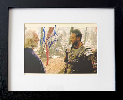 Richard Harris Guaranteed Hand Signed Gladiator Photo, Framed 25cm x 20cm & COA
