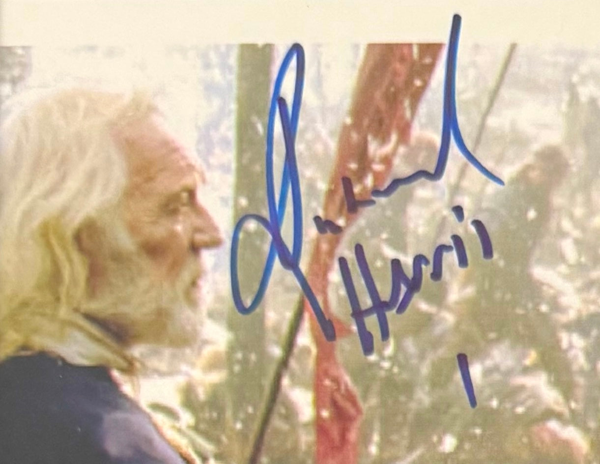 Richard Harris Guaranteed Hand Signed Gladiator Photo, Framed 25cm x 20cm & COA