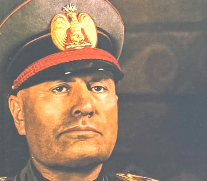 Benito Mussolini, Former Italian WWII Fascist Dictator, King Vitotio Emanuele III Hand Signed Warrant & COA