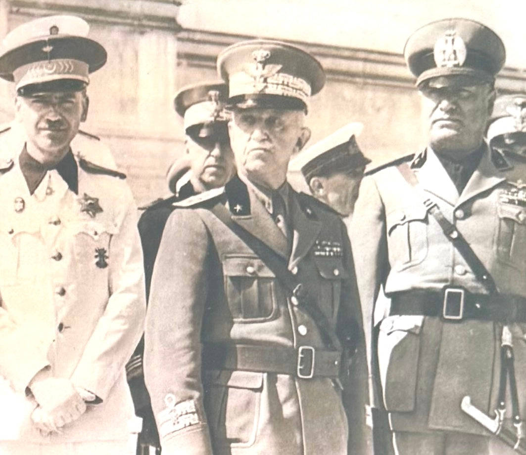 Benito Mussolini, Former Italian WWII Fascist Dictator, King Vitotio Emanuele III Hand Signed Warrant & COA