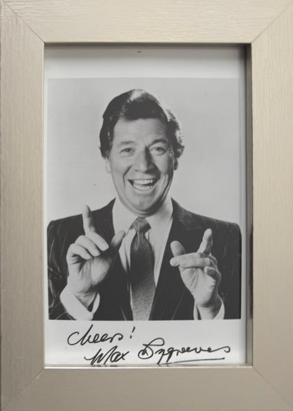 Max Bygraves, Hand Signed Framed Mounted Original Publicity Photo & COA