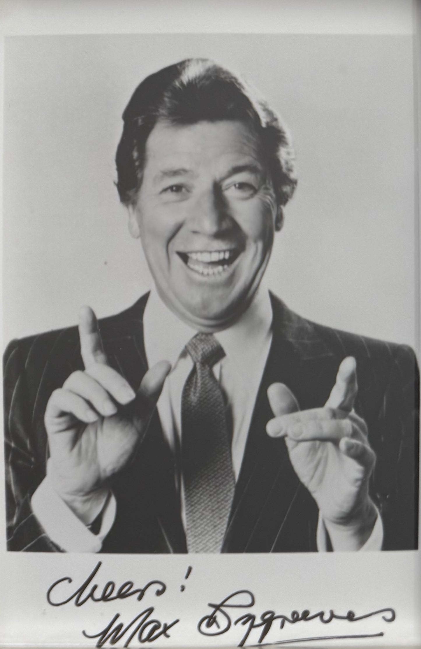 Max Bygraves, Hand Signed Framed Mounted Original Publicity Photo & COA