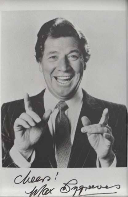 Max Bygraves, Hand Signed Framed Mounted Original Publicity Photo & COA
