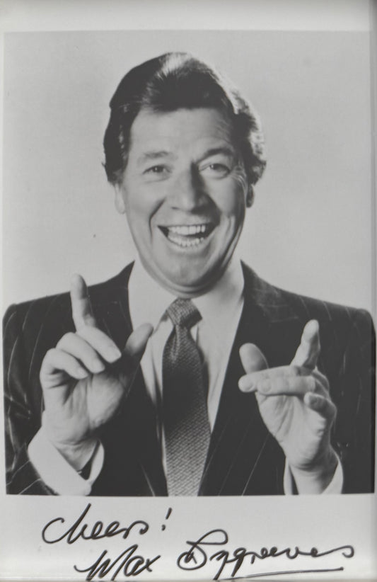 Max Bygraves, Hand Signed Framed Mounted Original Publicity Photo & COA