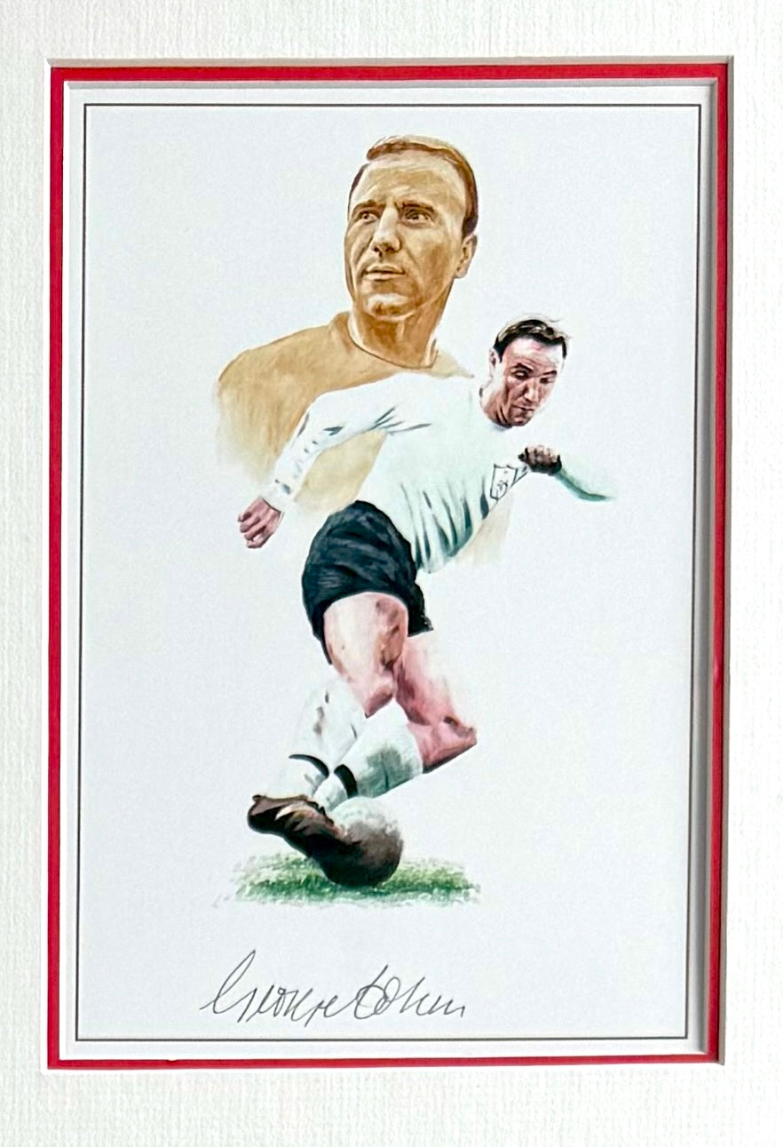 England 1966 SUPER RARE Full Team (11) Hand Signed Art Presentation & COA