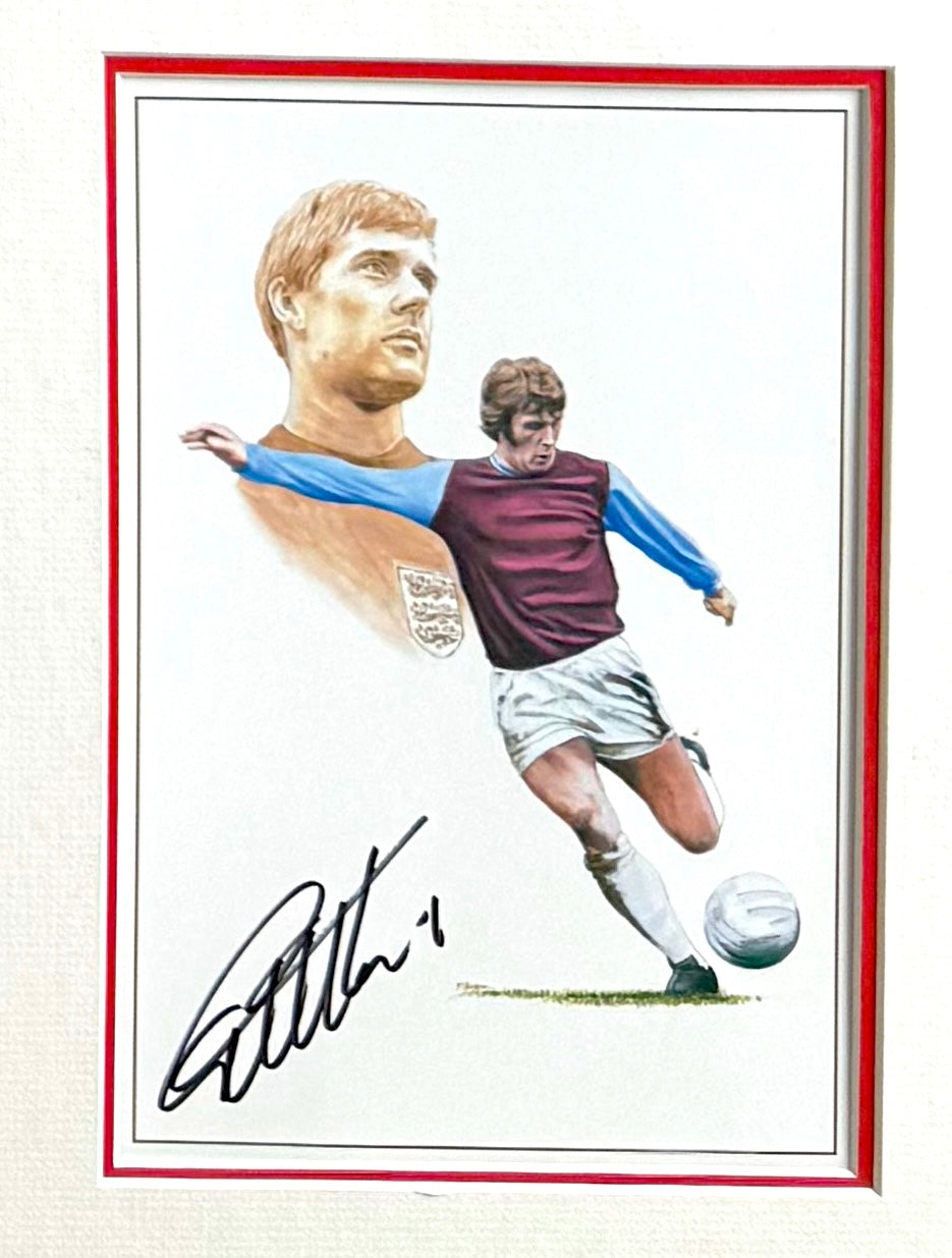 England 1966 SUPER RARE Full Team (11) Hand Signed Art Presentation & COA