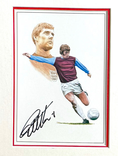 England 1966 SUPER RARE Full Team (11) Hand Signed Art Presentation & COA
