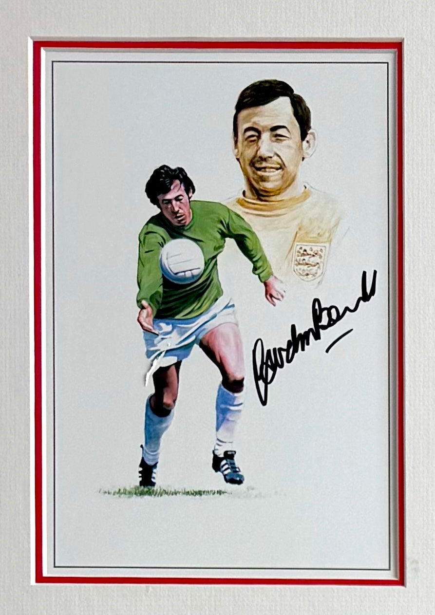 England 1966 SUPER RARE Full Team (11) Hand Signed Art Presentation & COA