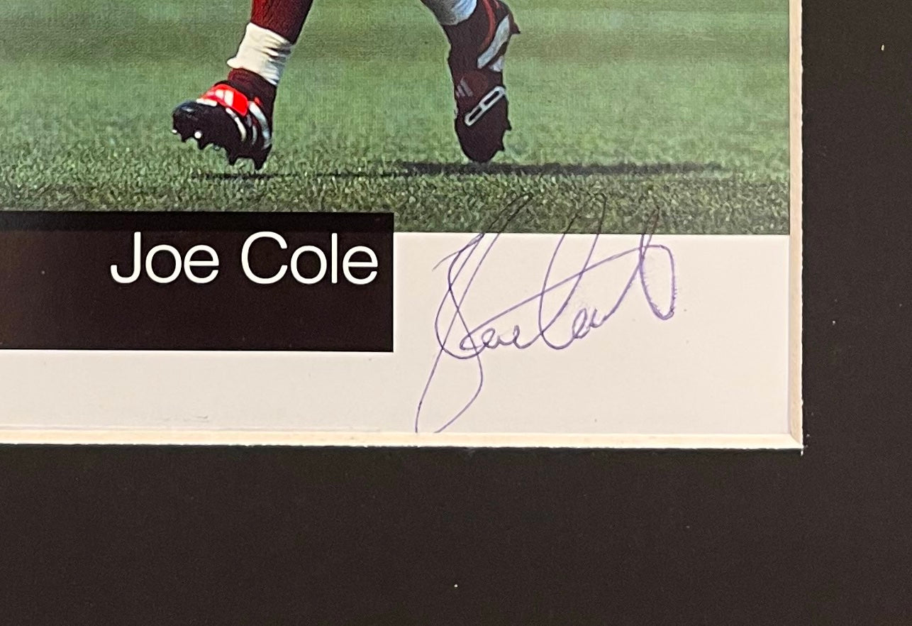 JOE COLE FORMER WEST HAM UNITED AND CHELSEA PLAYER HAND SIGNED PHOTO WITH COA