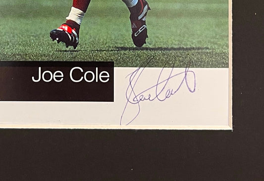 Joe Cole Former West Ham United and Chelsea Player Hand Signed Photo With COA