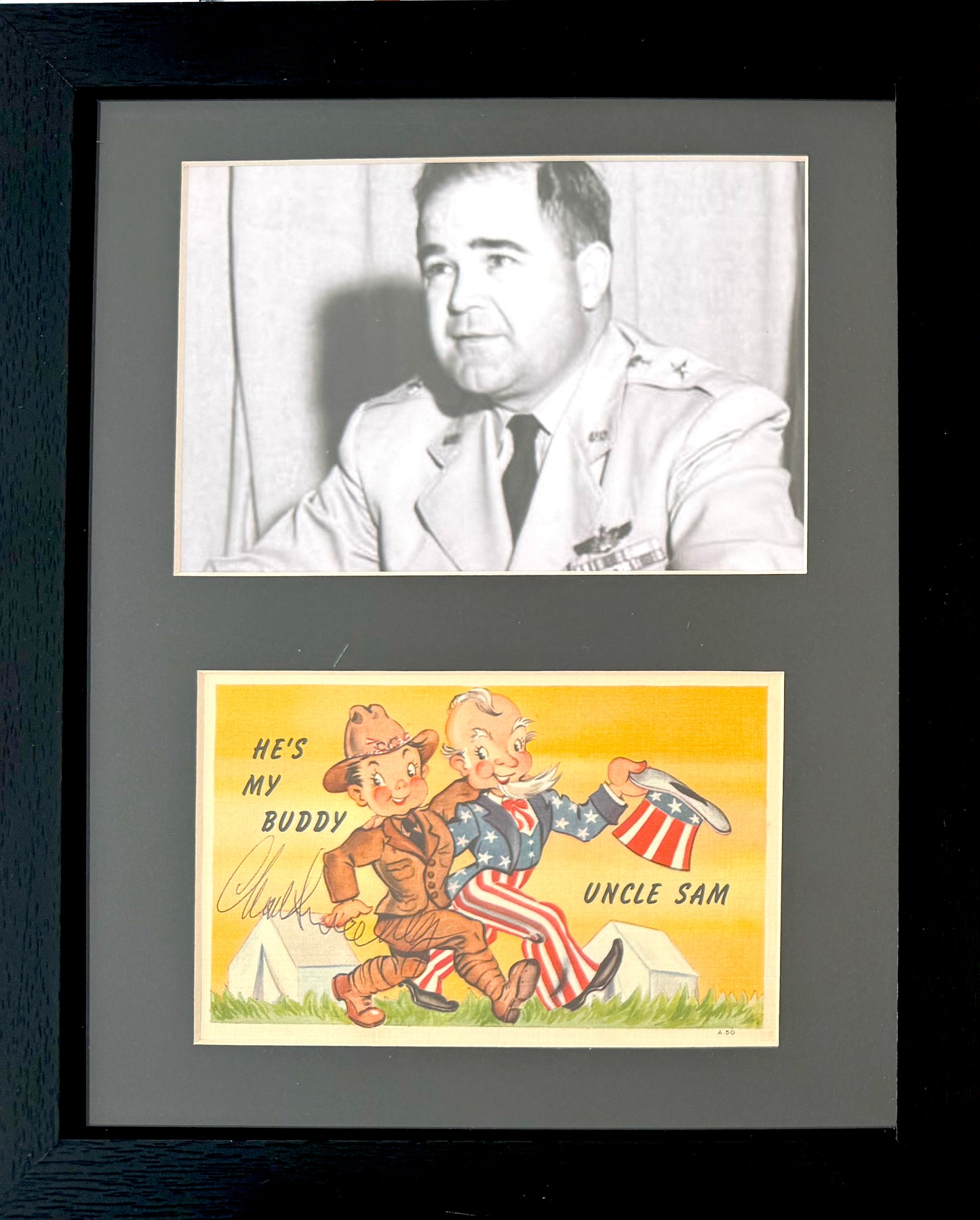 Charles Sweeney, Bockscar Nagasaki Atomic Bomb Pilot, Hand Signed Postcard & John Reznikoff COA
