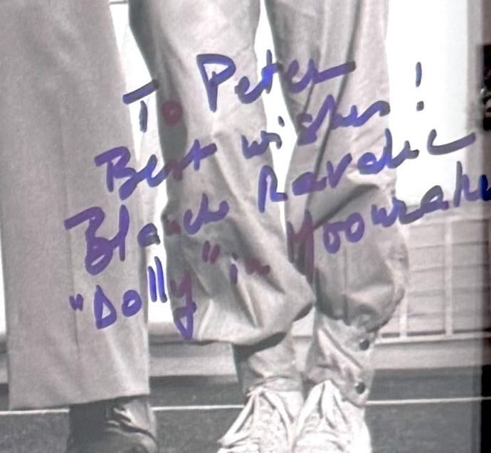 Richard Kiel 'Jaws' & Blanche Ravalec 'Dolly' Moonraker Dual Hand Signed Photo & COA