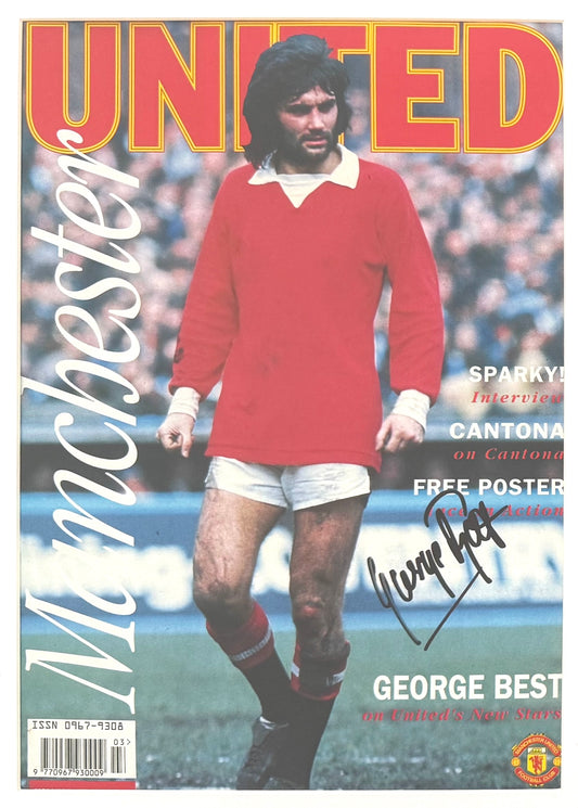 George Best, Manchester United Legend, Stunning Hand Signed Photo & COA